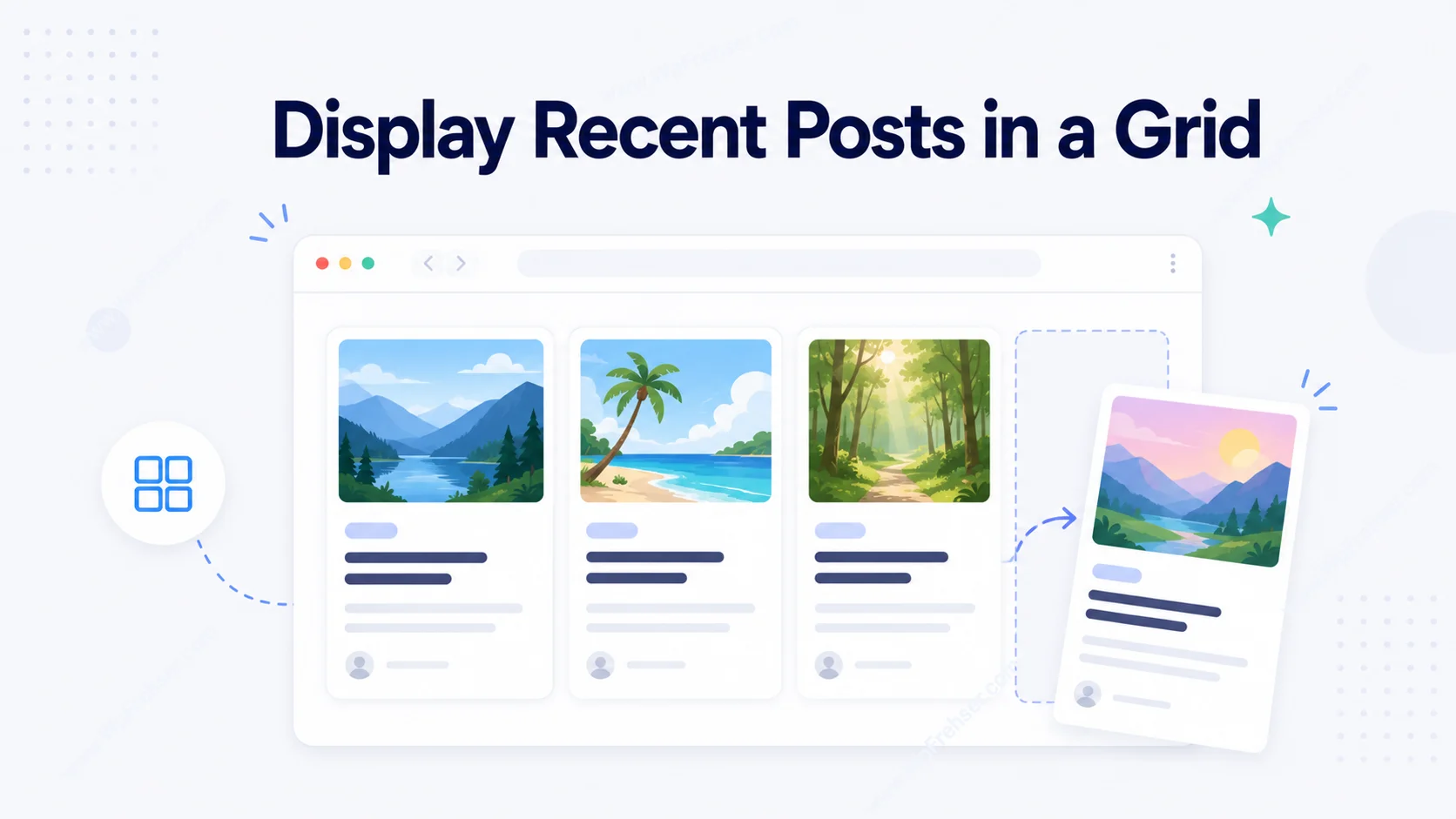 How to Display Recent Posts in a Grid in WordPress